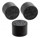 1 Metall Grinder Pollinator 4 part ø 50mm Black Embossed Graffiti